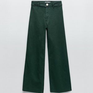 Zara high rise wide leg jeans